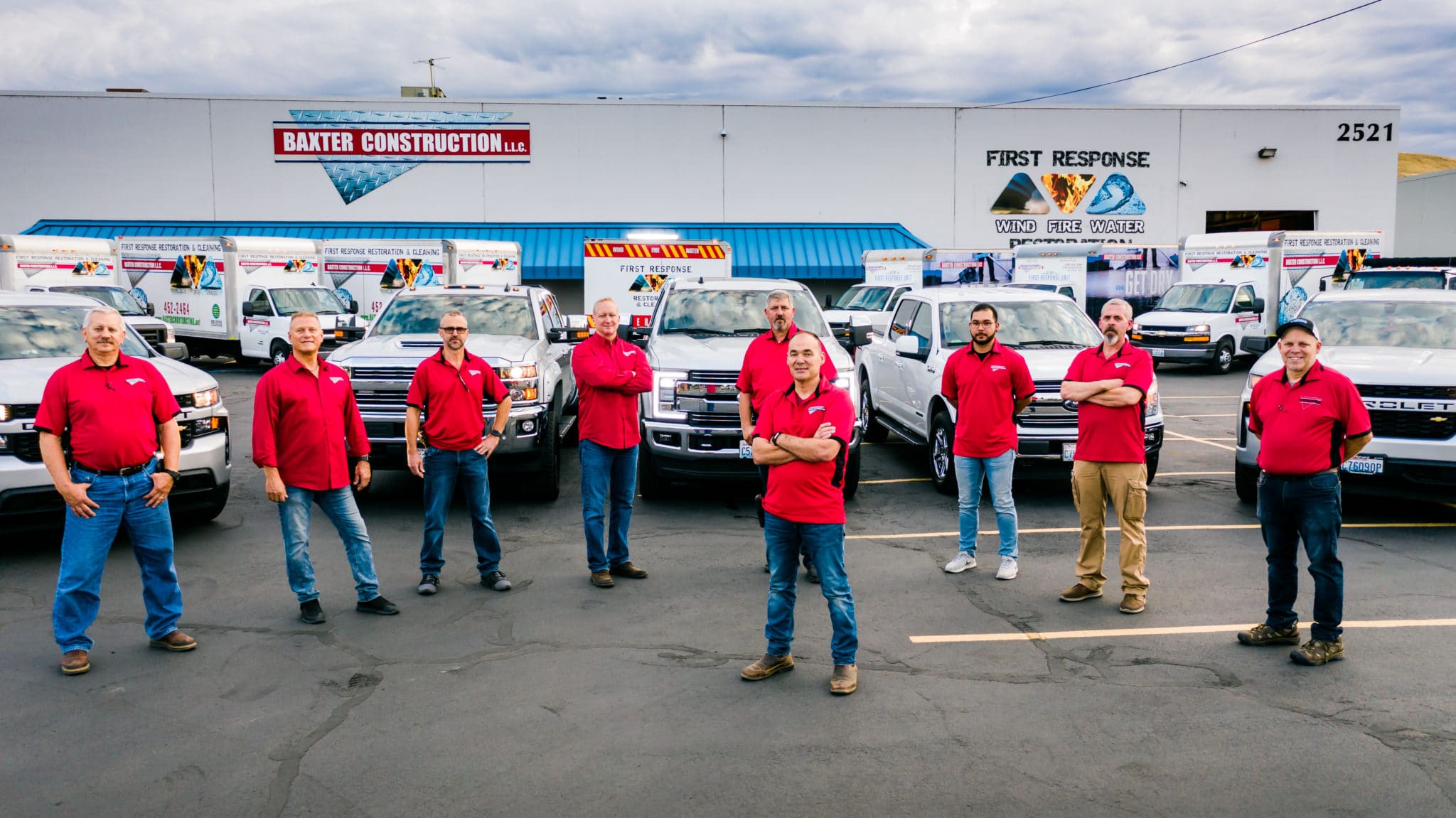 team of contractors for Baxter Construction and Restoration in Yakima WA