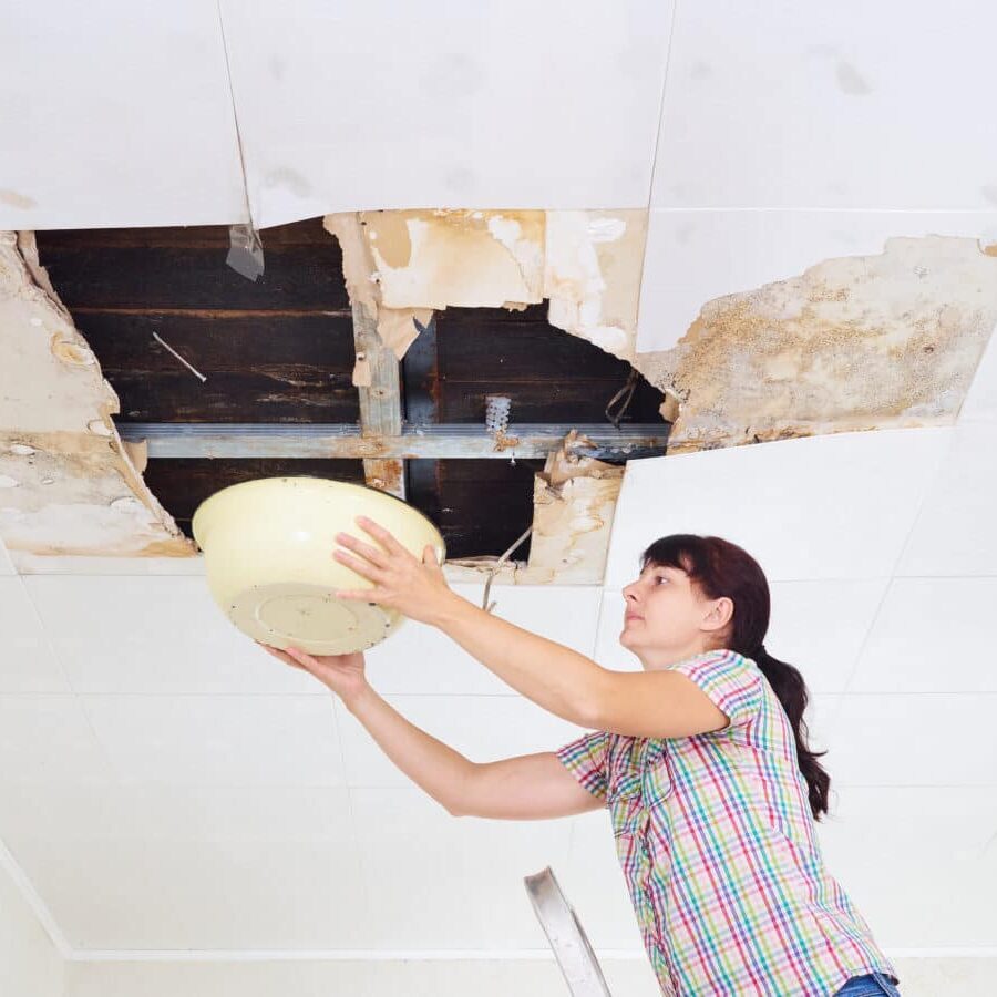 preventing water damage from roof leaks with mold restoration